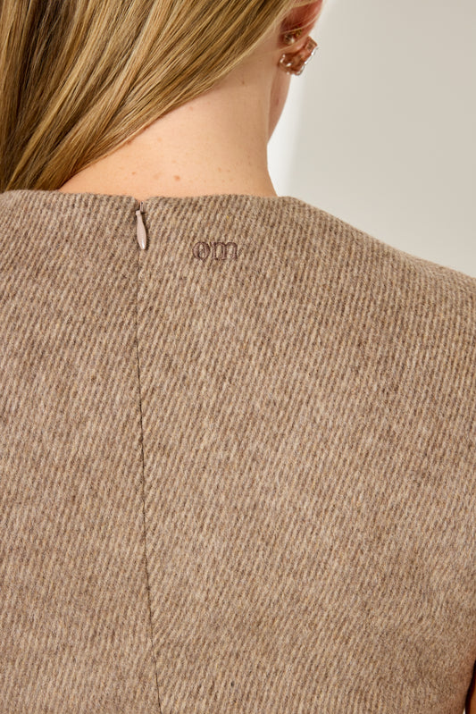 Tweed Sleeveless Top