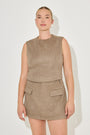 The Ultimate Muse Tweed Sleeveless Top