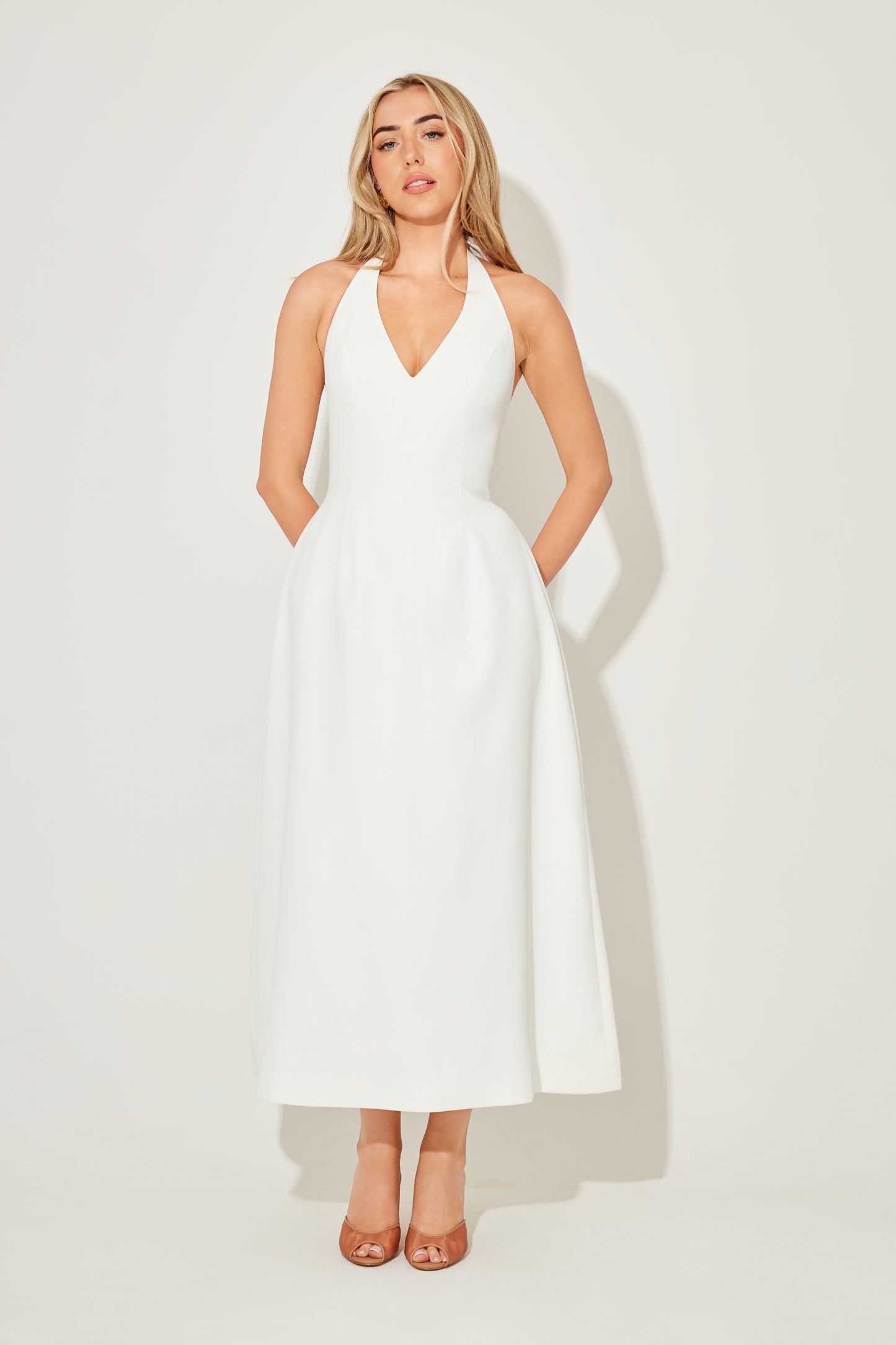 Volume Midi Dress