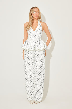 Polka Dot Wide Legs