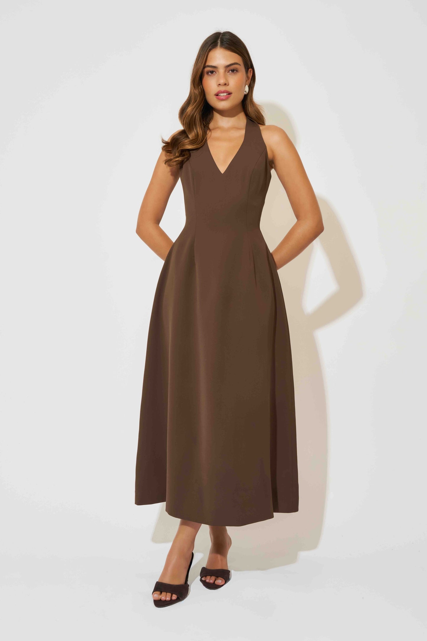 Volume Midi Dress