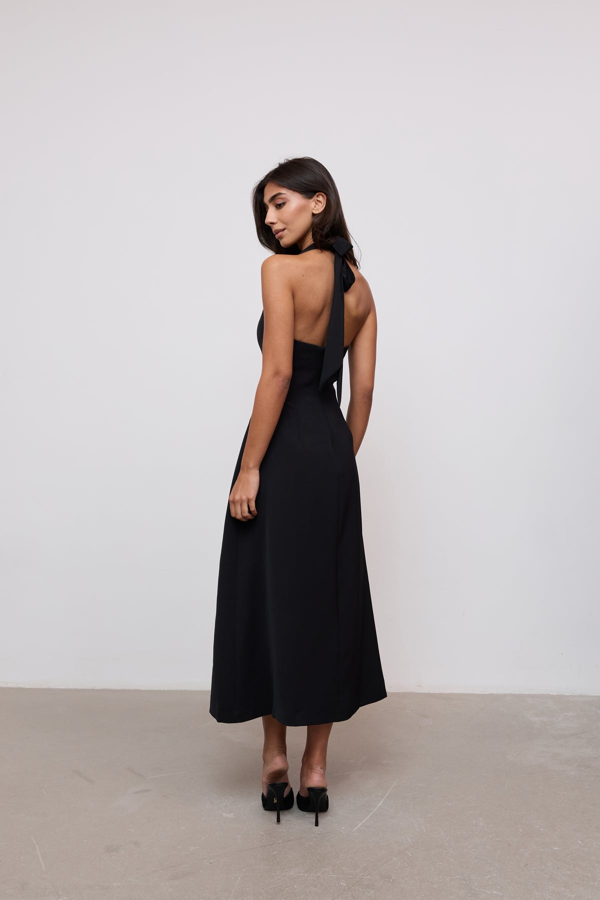 Volume Midi Dress