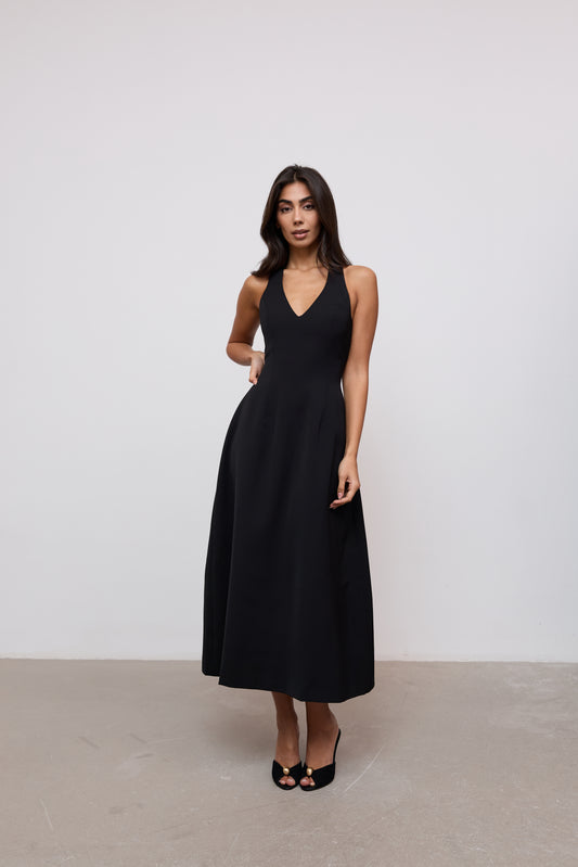 Volume Midi Dress