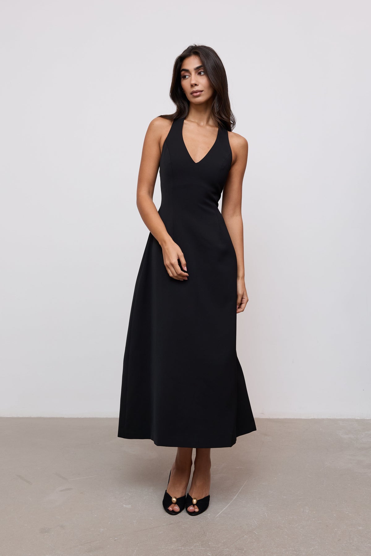 Volume Midi Dress