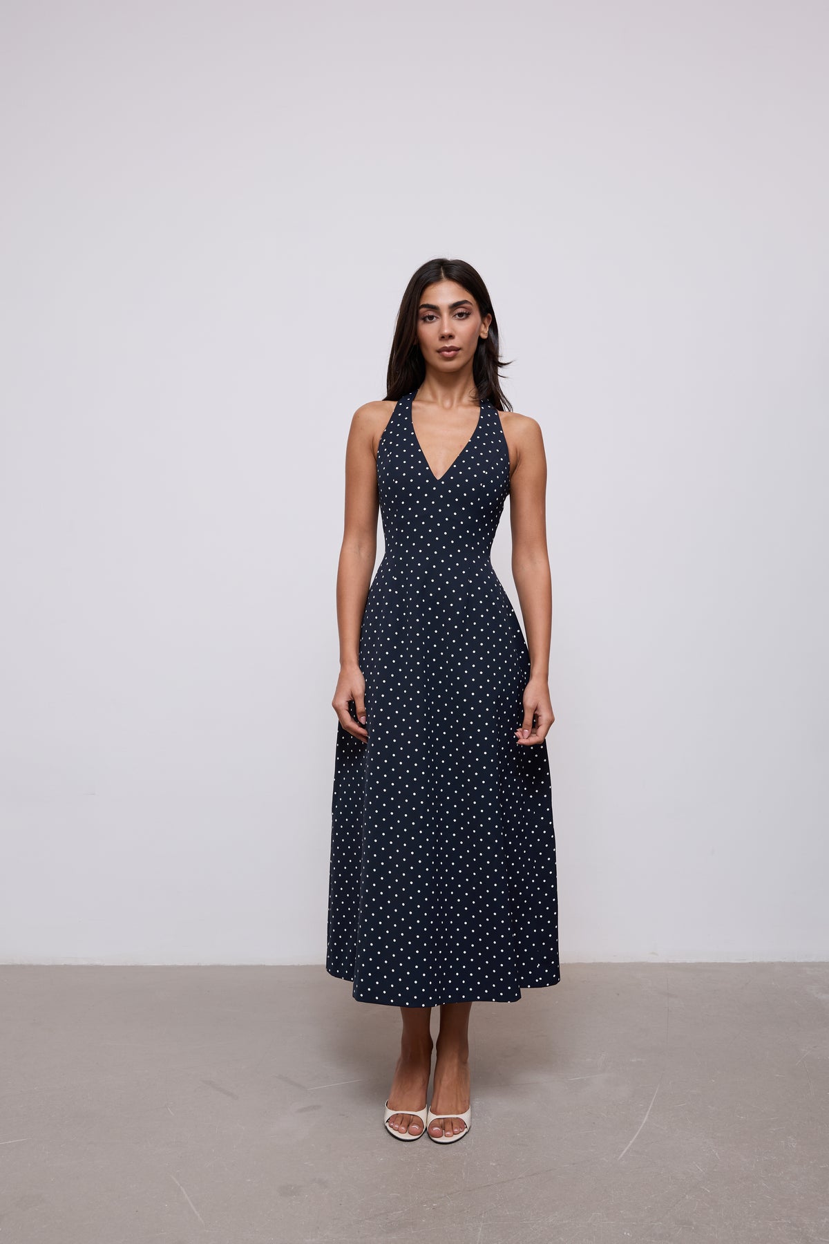 Volume Midi Dress