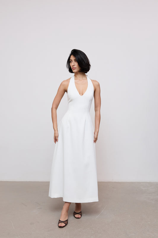 Volume Midi Dress