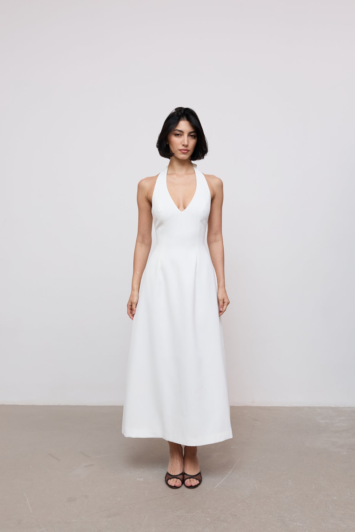 Volume Midi Dress