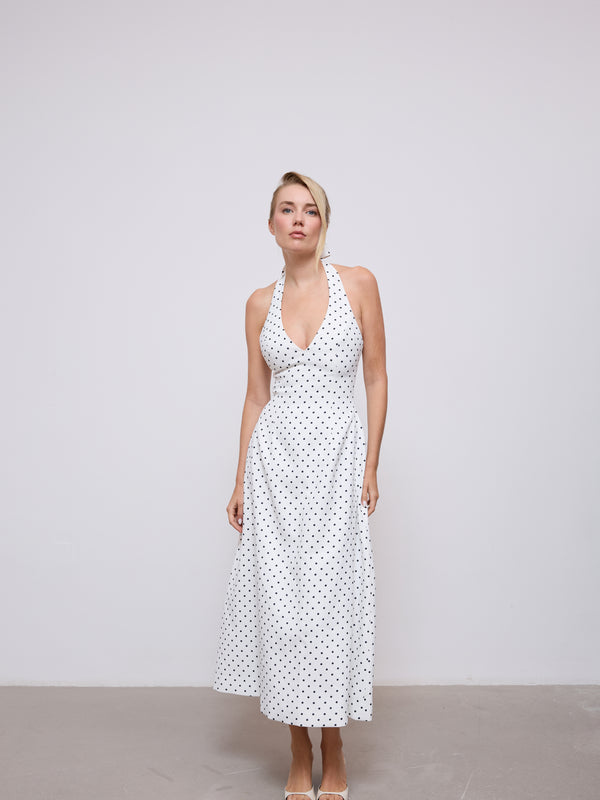 Volume Midi Dress