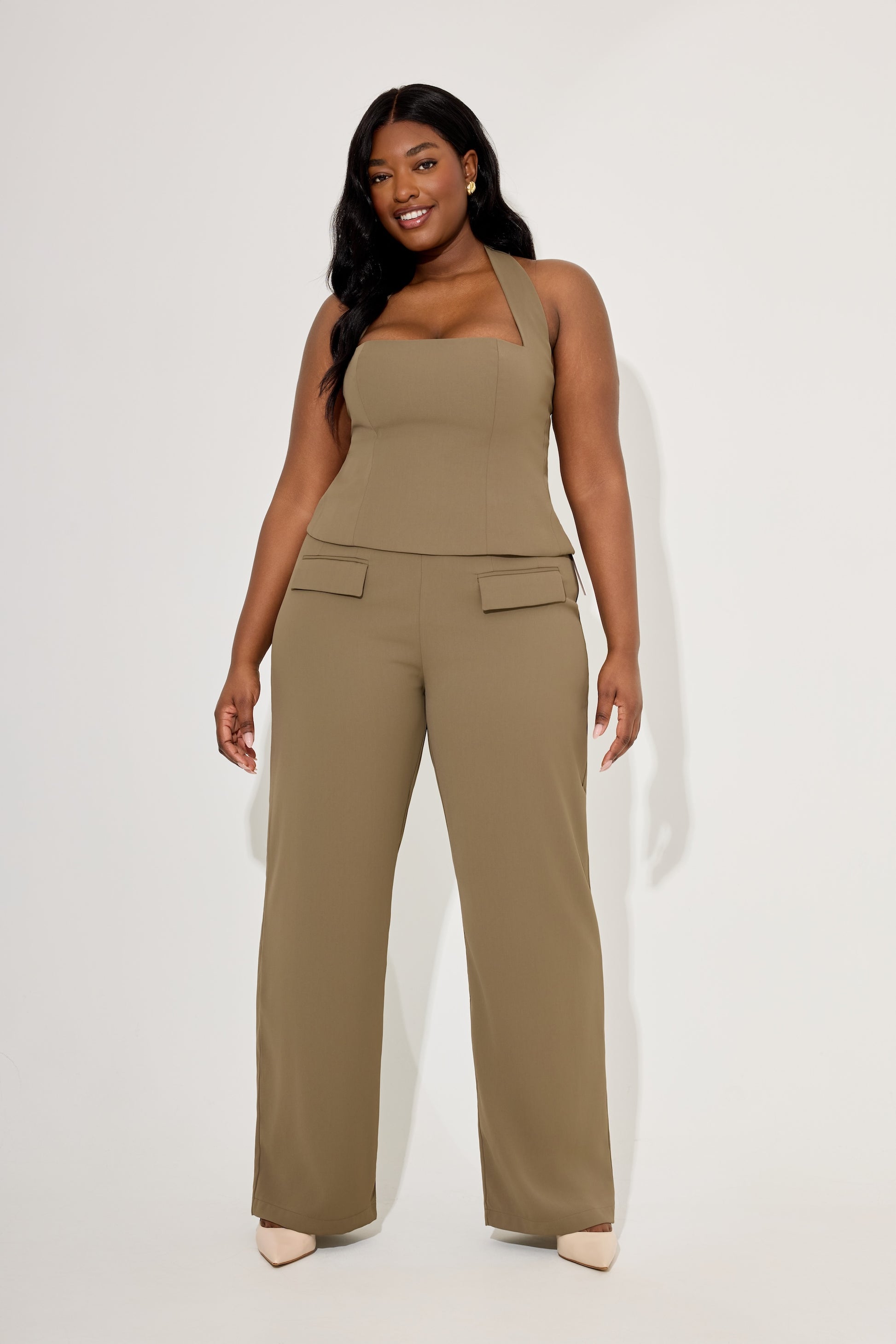Wide Leg Trousers