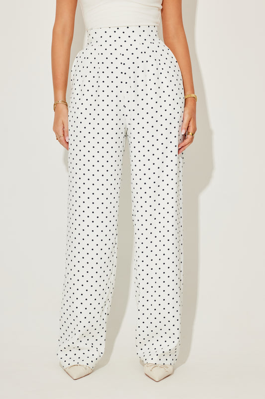 Polka Dot Wide Legs