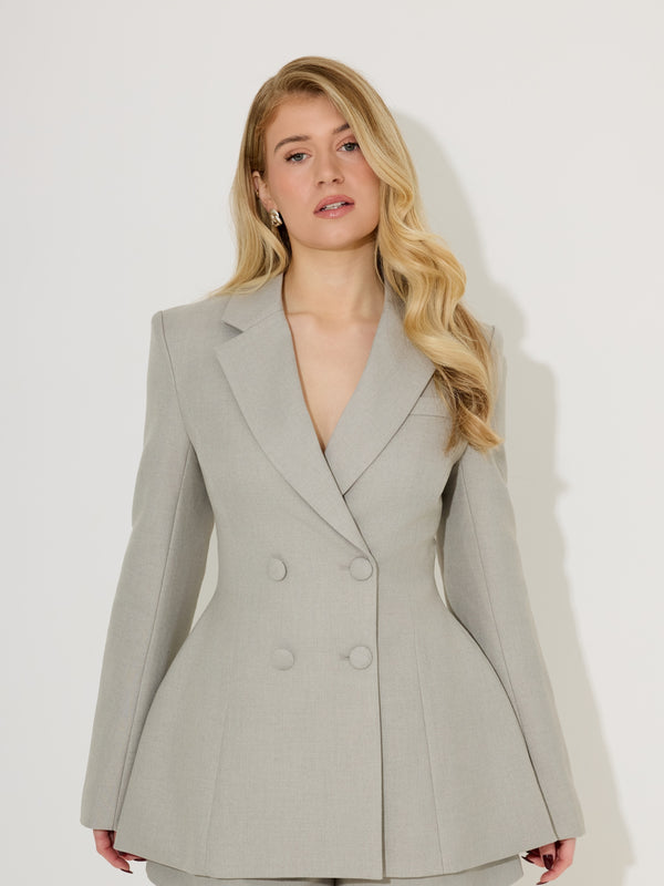 Wool Mix Tailored Blazer