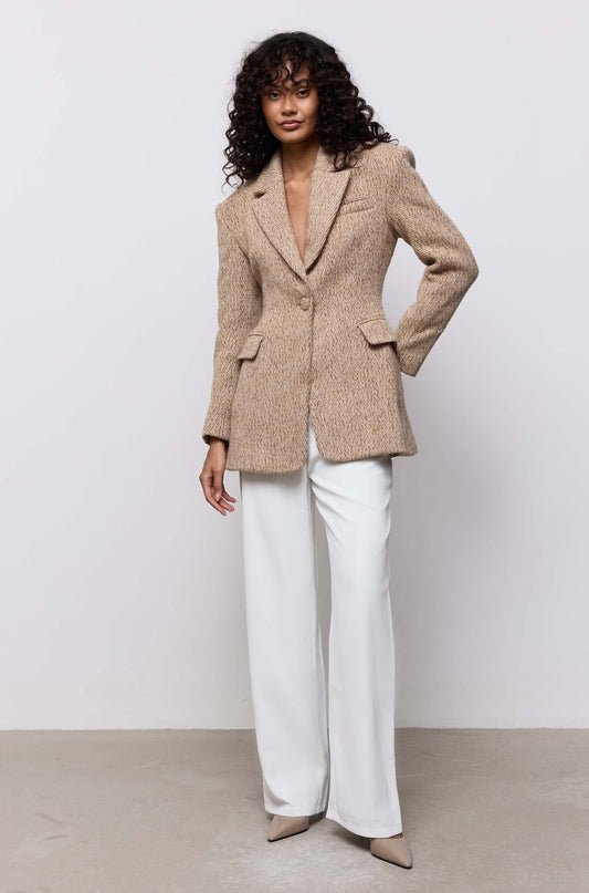 Wool Mix Tweed Blazer