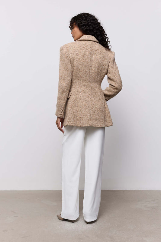 Wool Mix Tweed Blazer