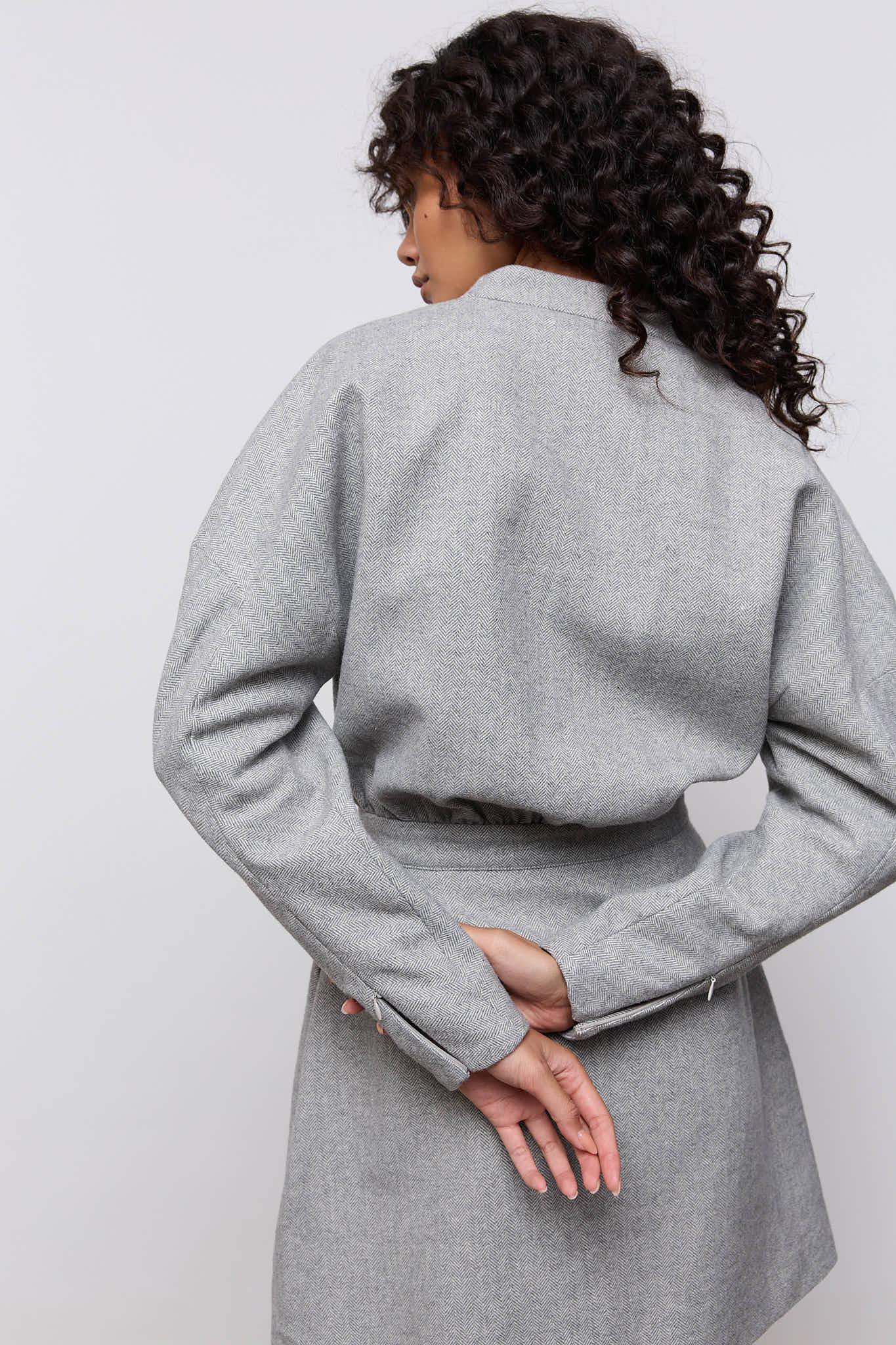 Wool Mix Tweed Dress