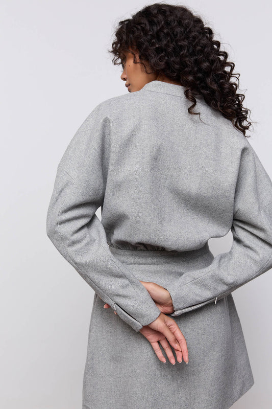 Wool Mix Tweed Dress