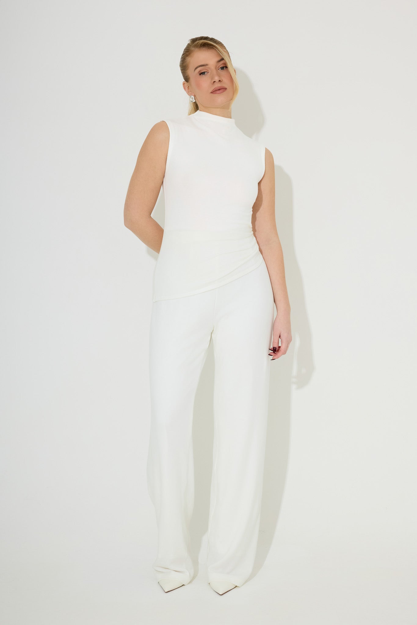 Cotton Mix Jersey Trousers