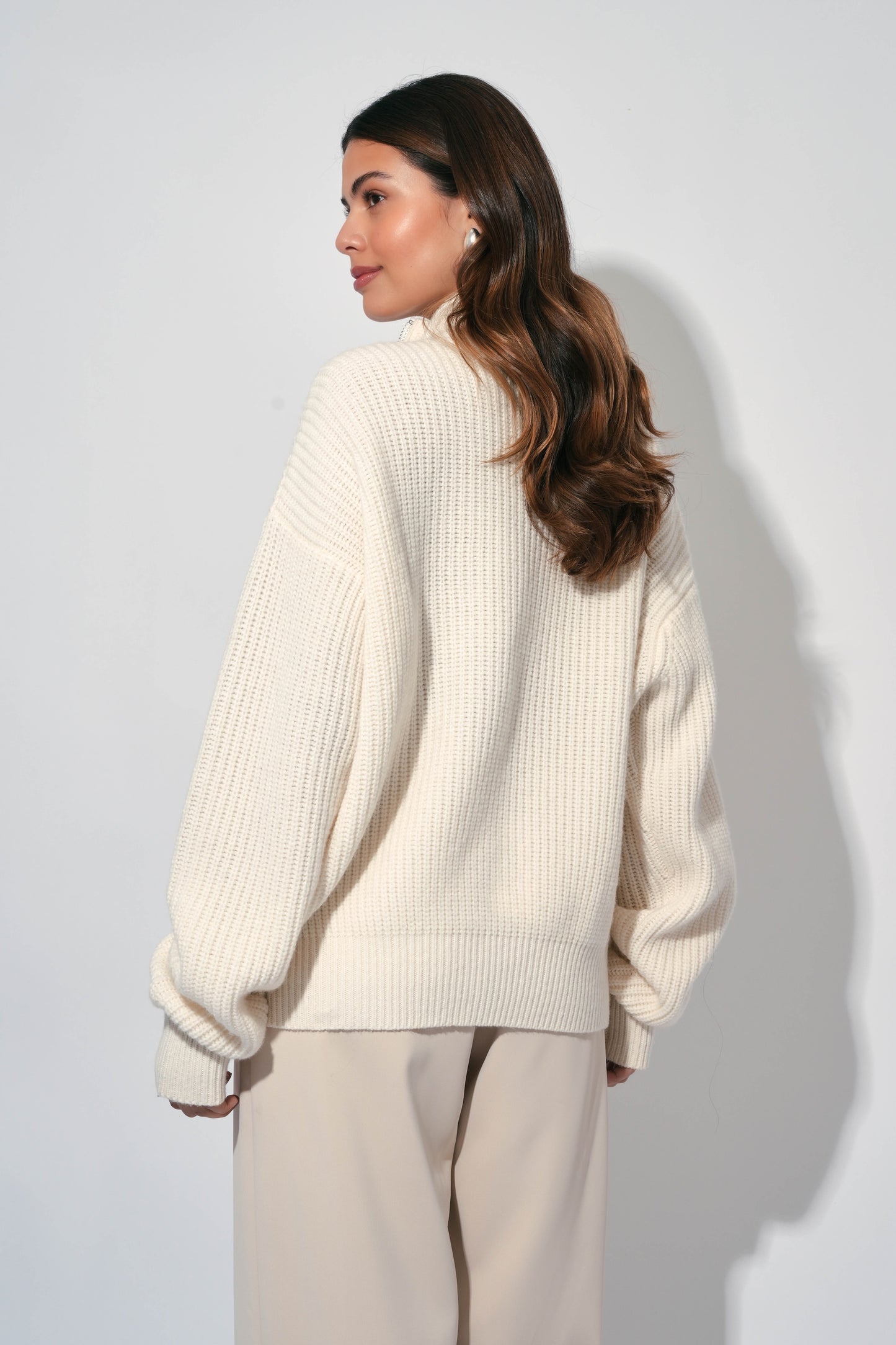 Wool Zip Jumper