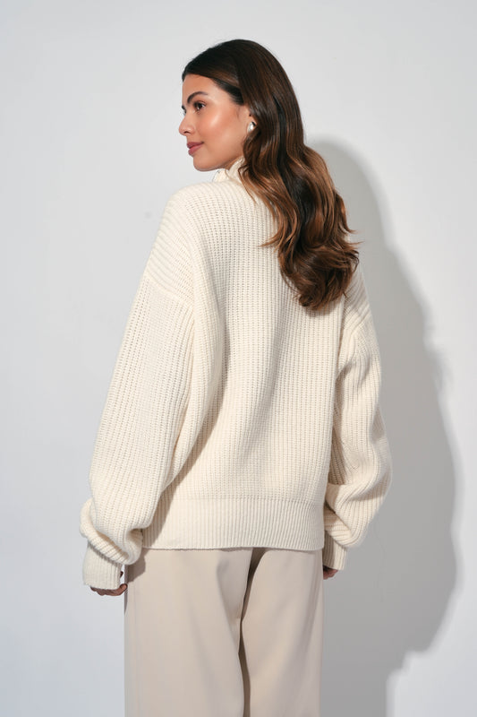 Wool Zip Jumper
