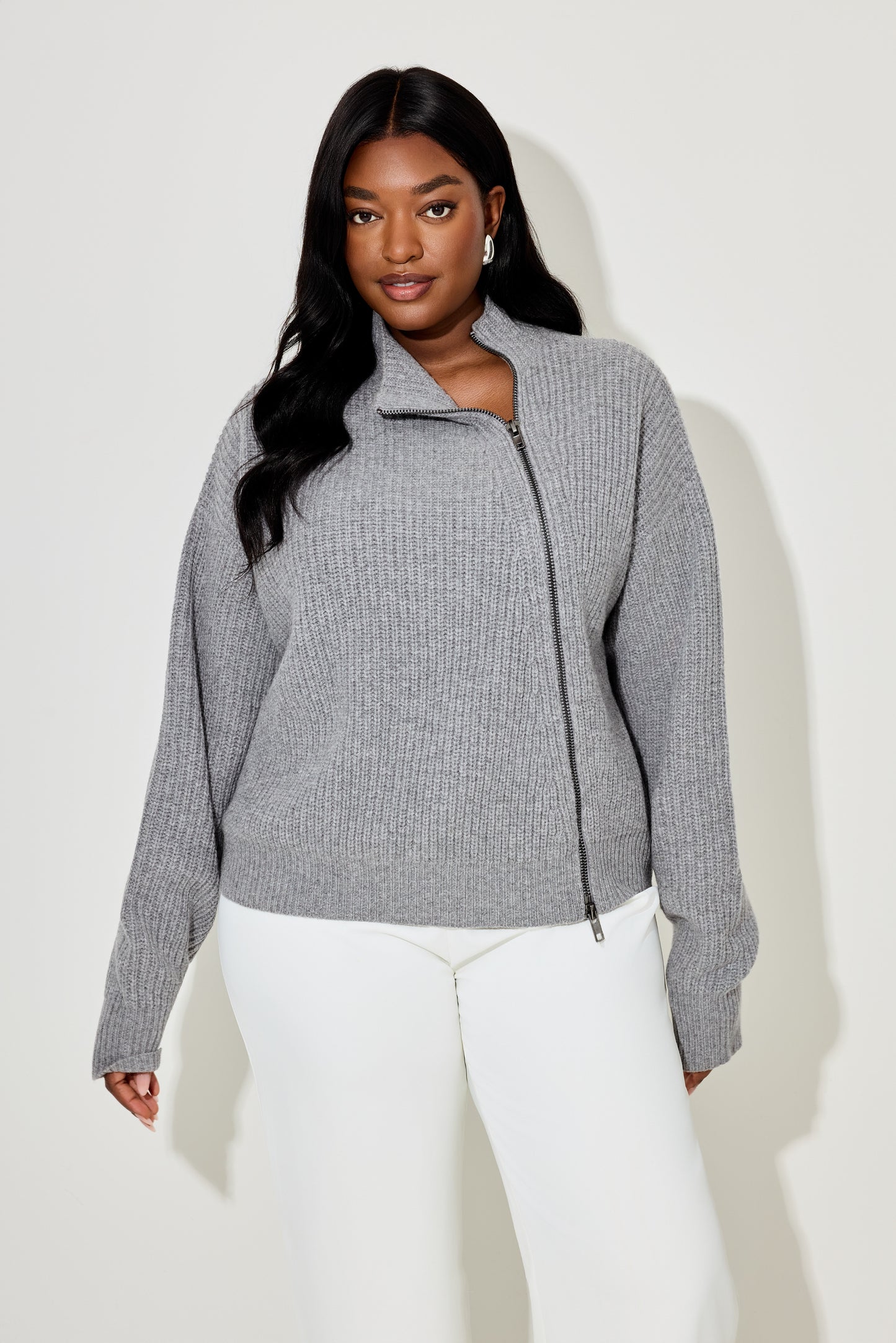 Wool Zip Jumper