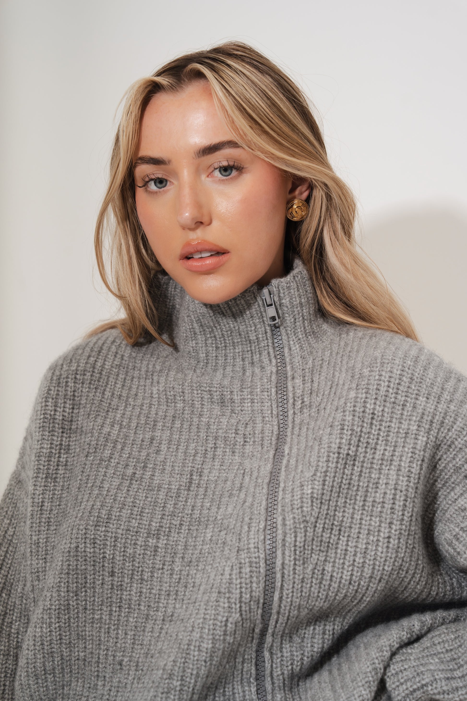 Wool Zip Jumper