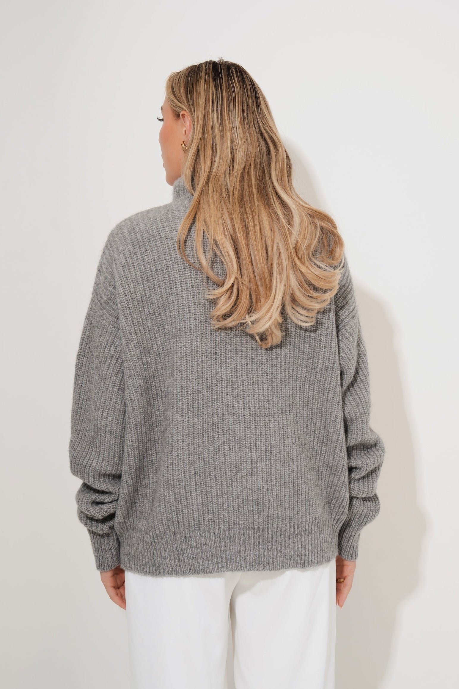 Wool Zip Jumper