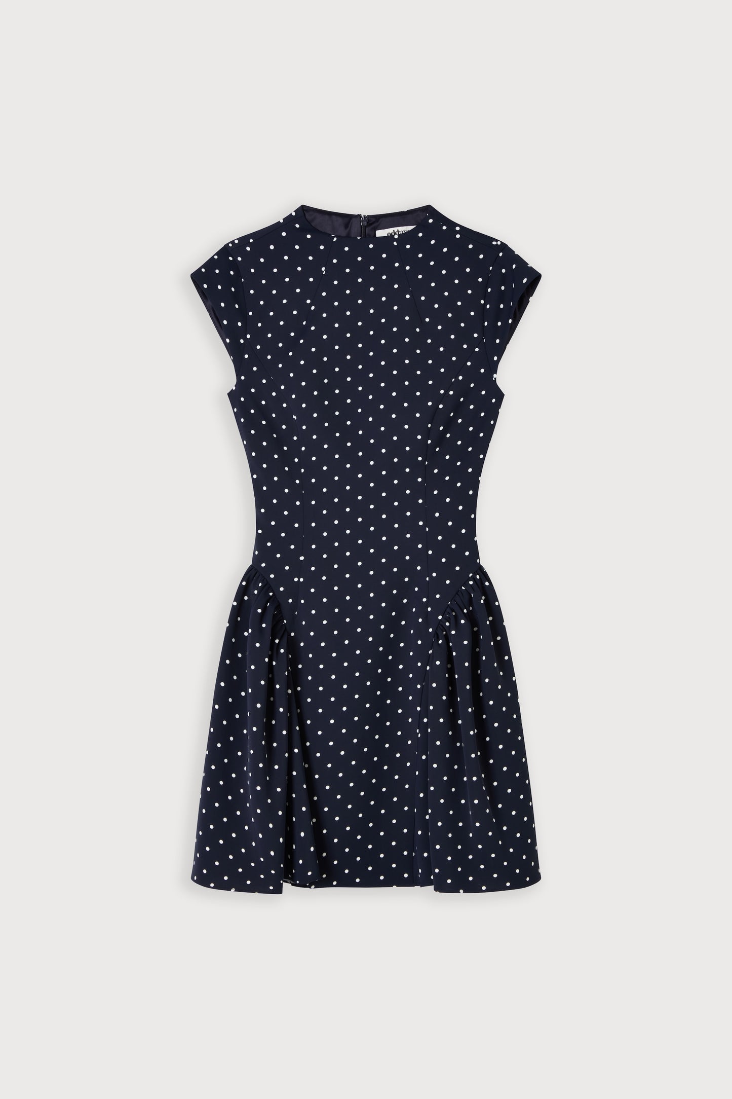 Cap Sleeve Gathered Mini Dress