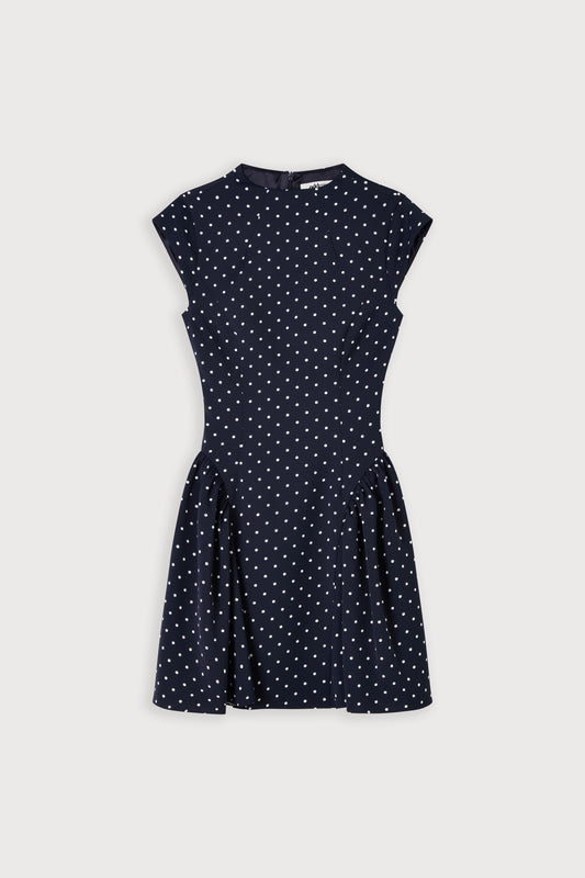 Cap Sleeve Gathered Mini Dress
