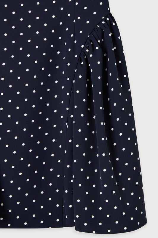 Cap Sleeve Gathered Mini Dress