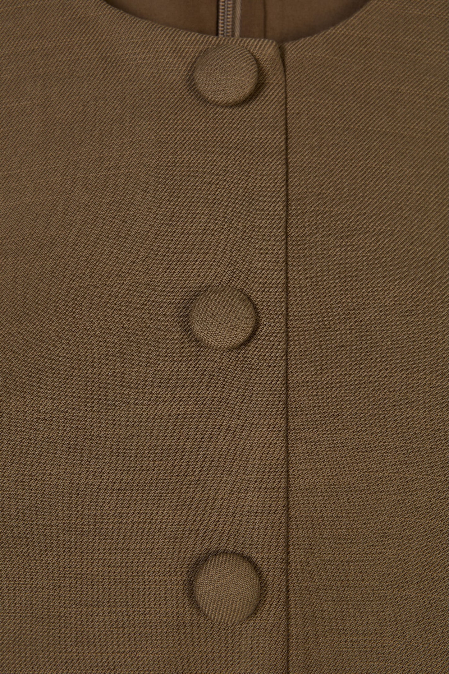 Cotton Mix Button Jacket