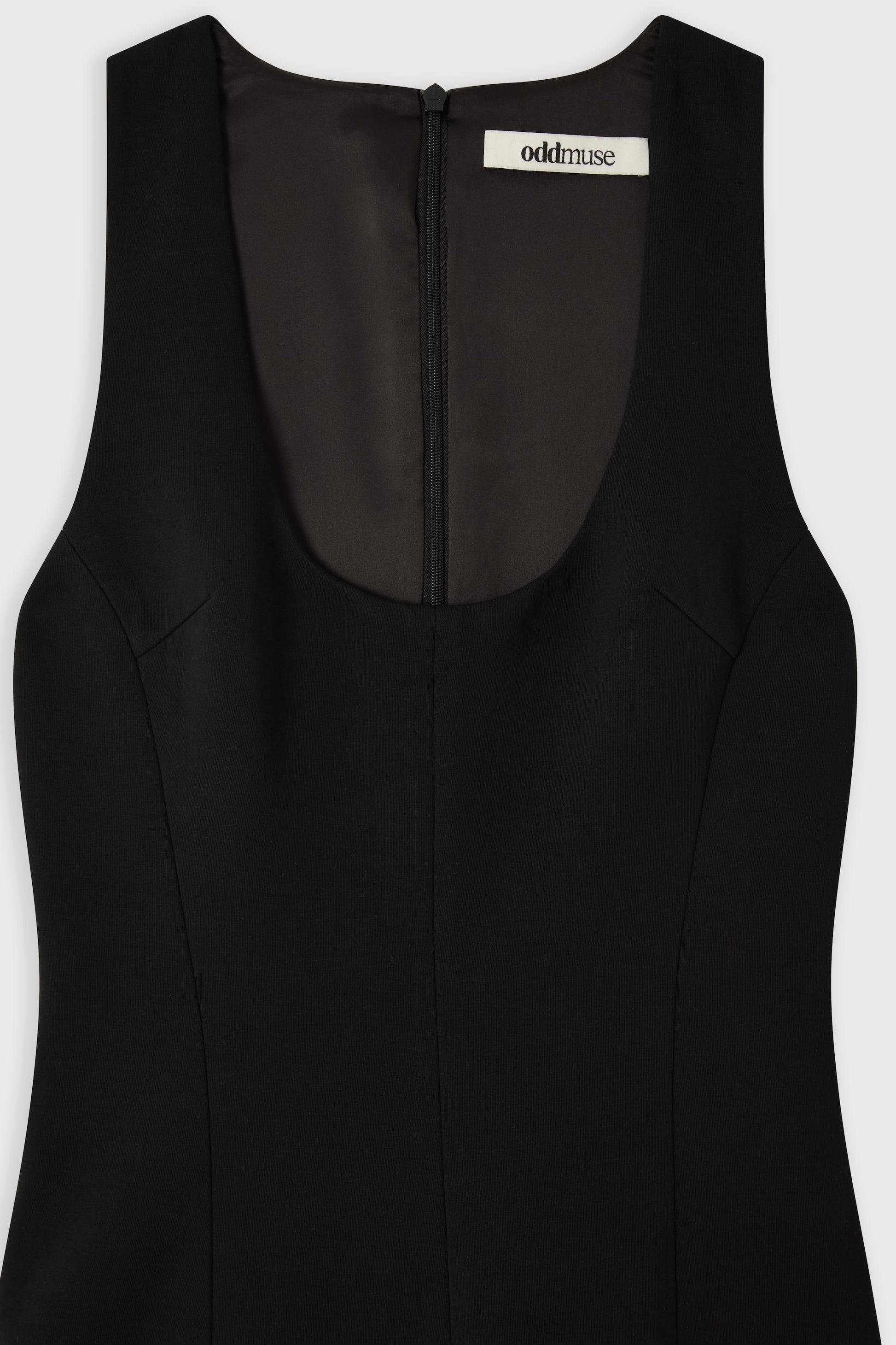 Cotton Mix Dropped Waist Maxi Dress