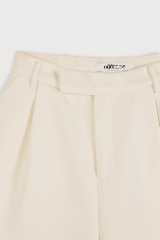 Cotton Mix Long Line Shorts