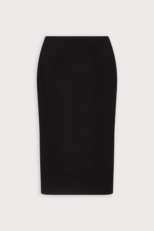 Cotton Mix Midi Skirt