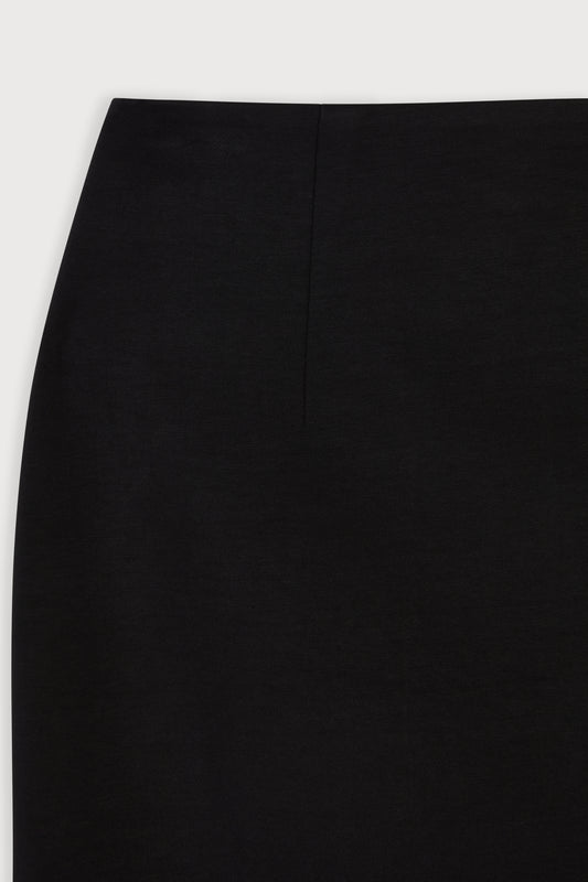 Cotton Mix Midi Skirt