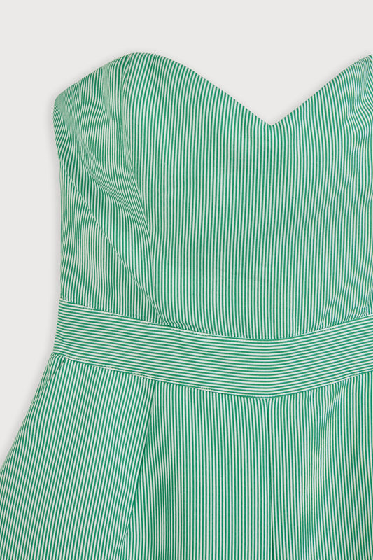 Cotton Pinstripe Jumpsuit