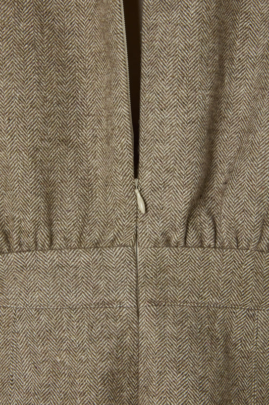 Wool Mix Tweed Playsuit