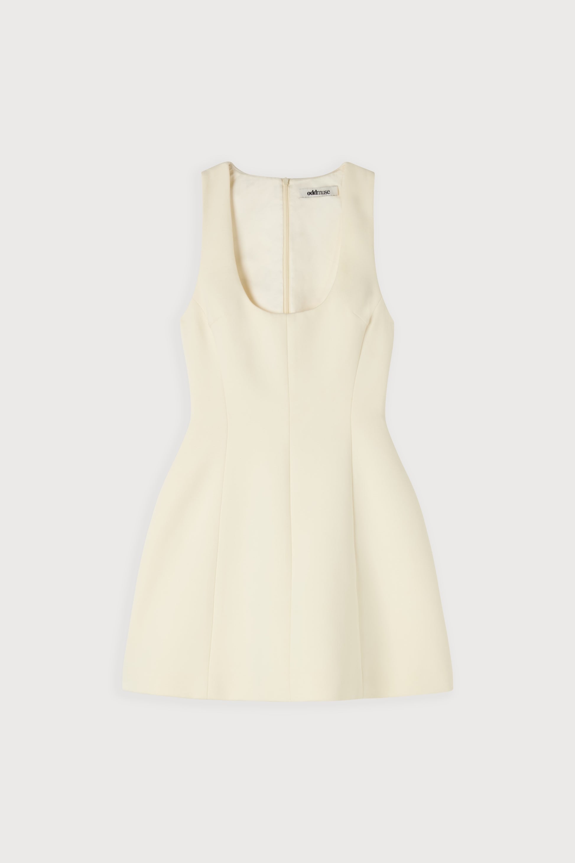 Cotton Mix Volume Mini Dress