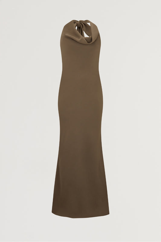 Cowl Neck Maxi Dress