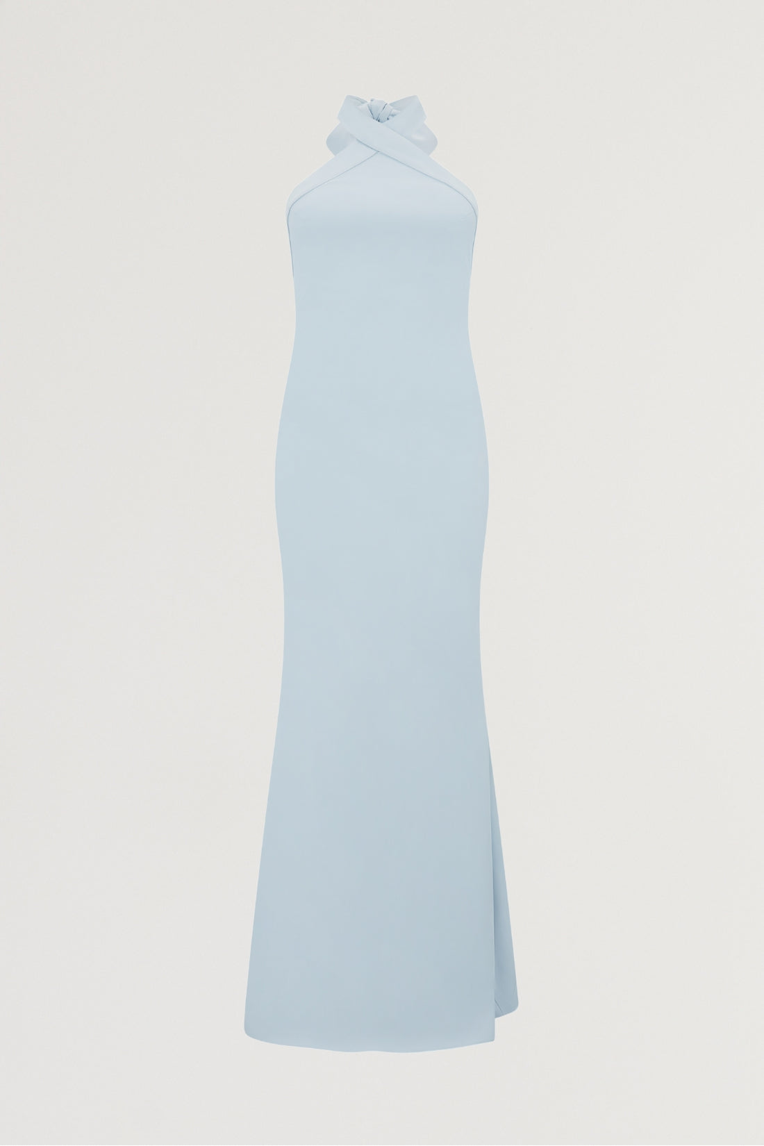 Cross Halter Neck Maxi Dress