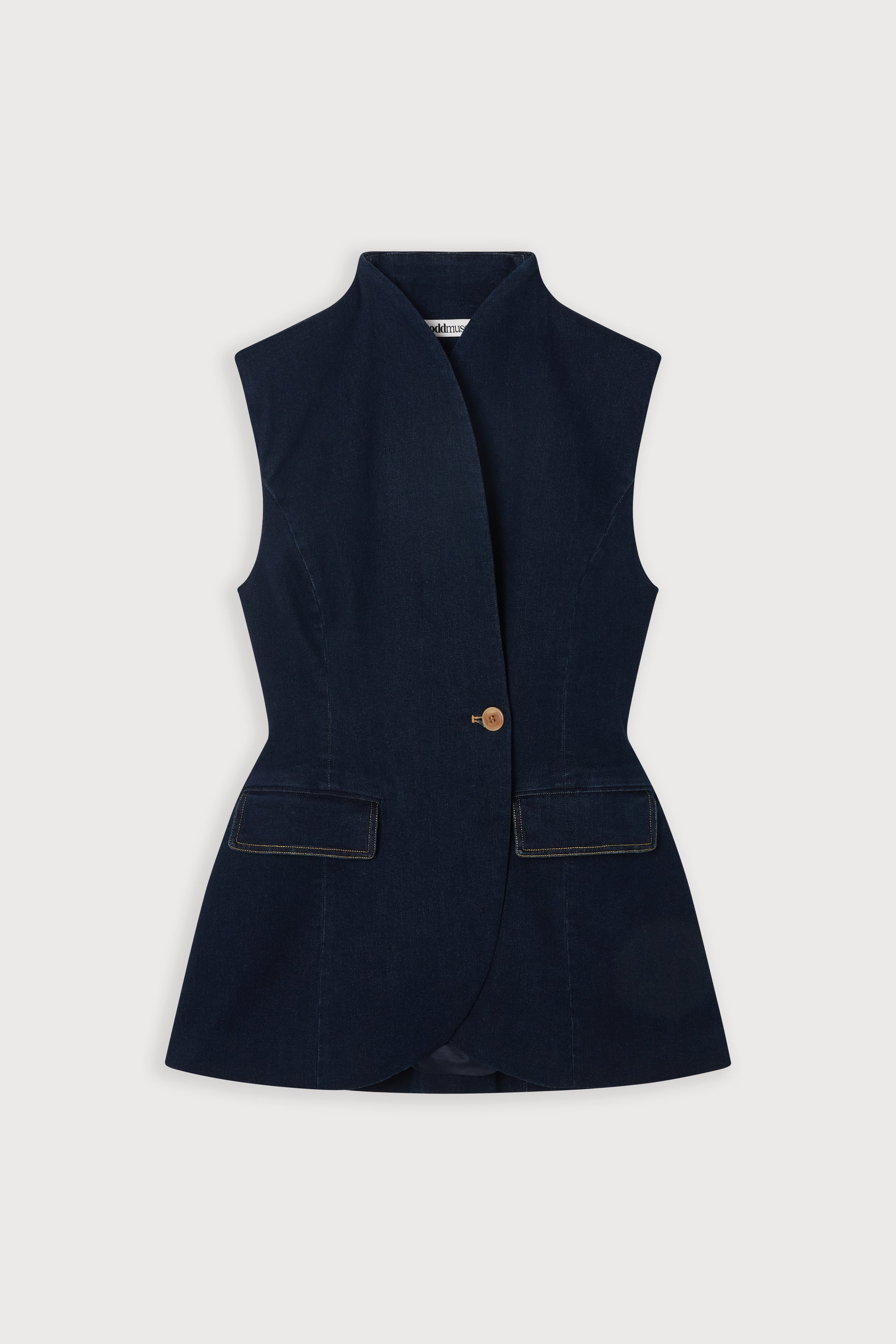 Denim Sleeveless Jacket