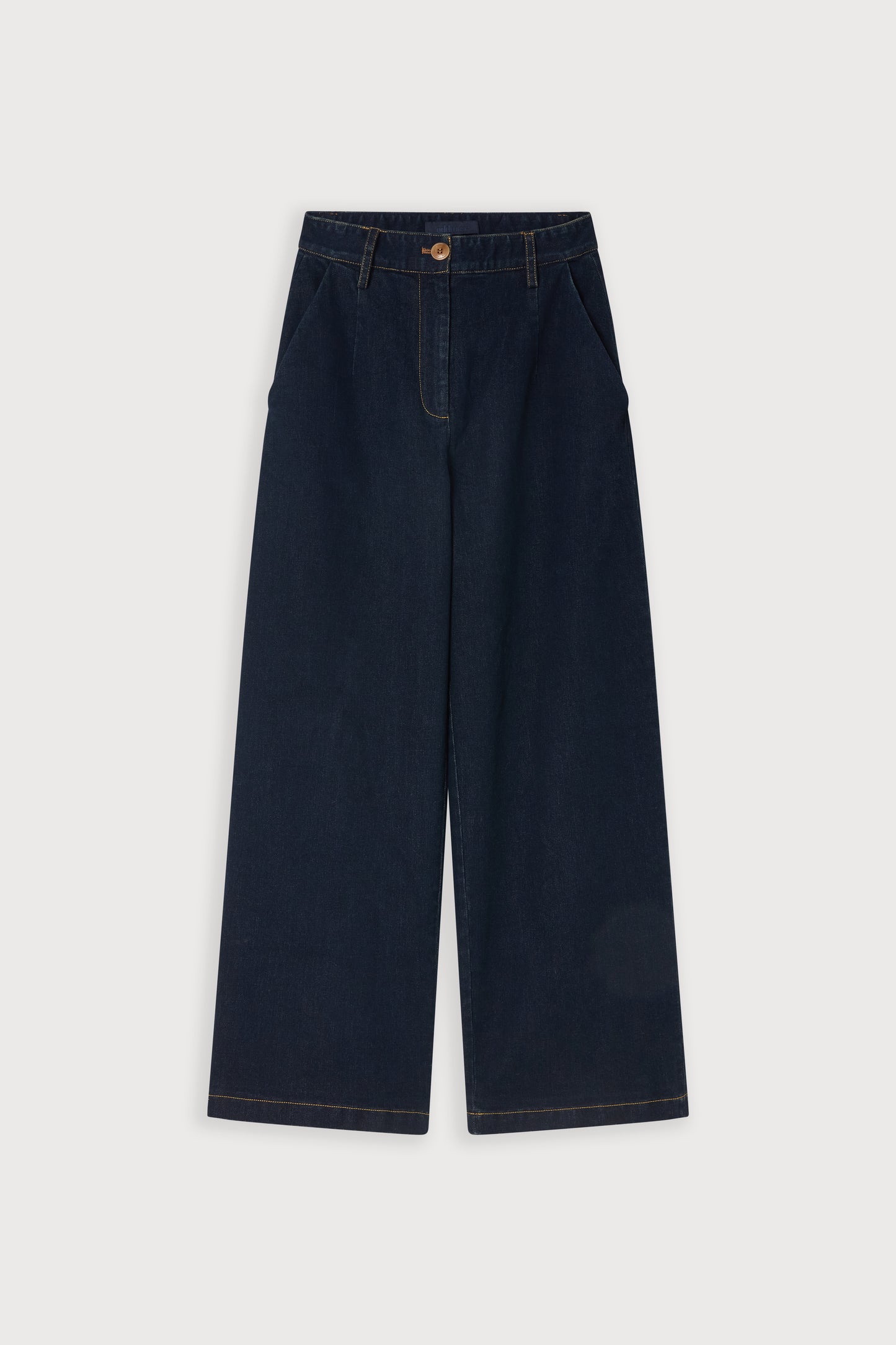 Denim Wide Leg Trousers