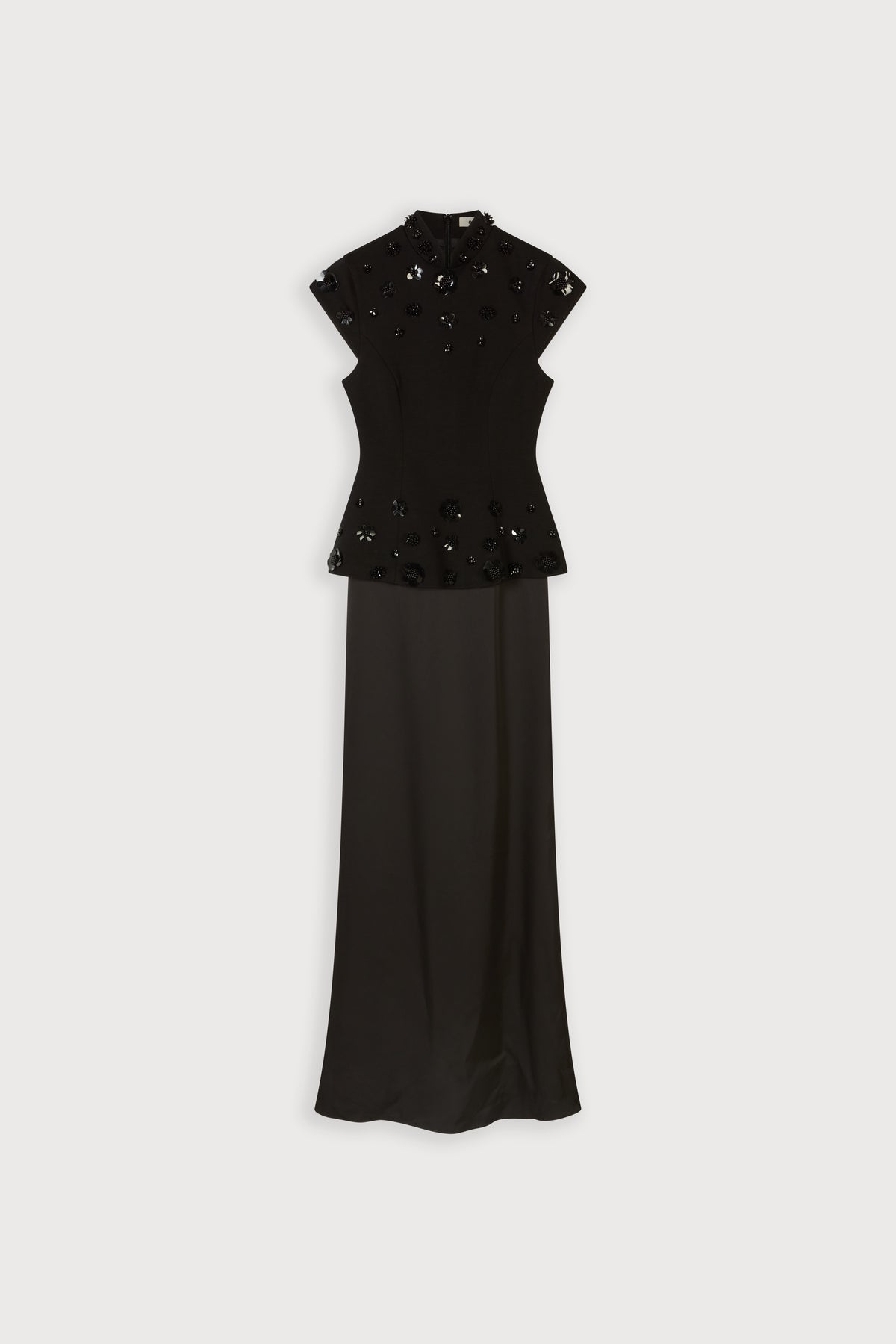 Embellished Appliqué Gown