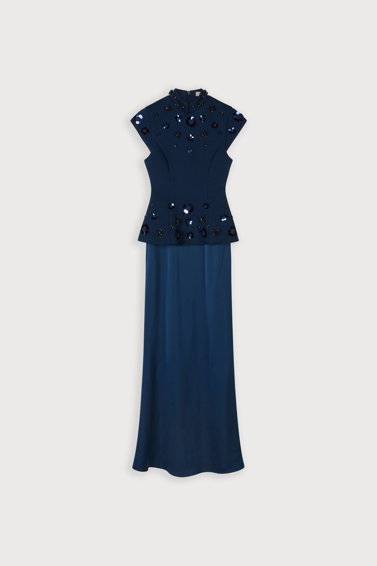 Embellished Appliqué Gown