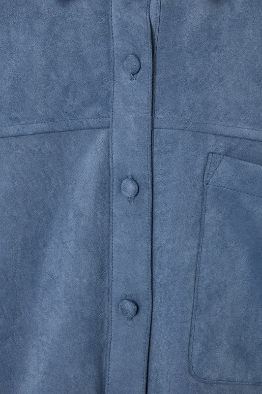 Faux Suede Shirt