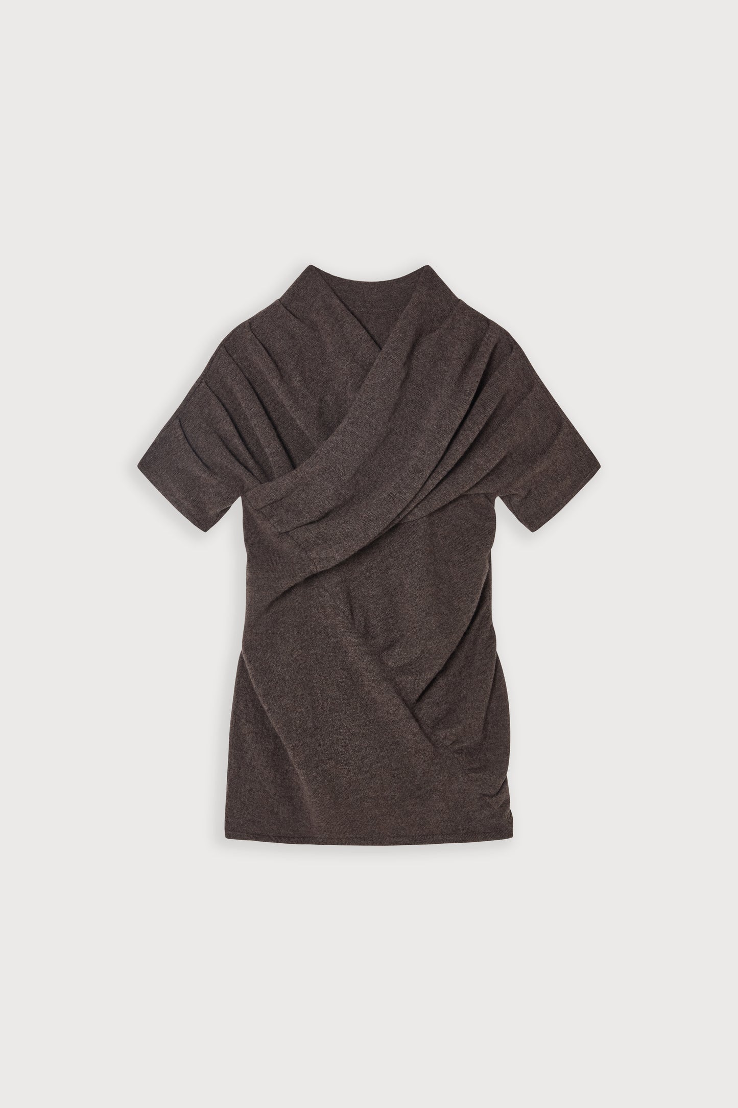 Knitted Gathered Detail Top