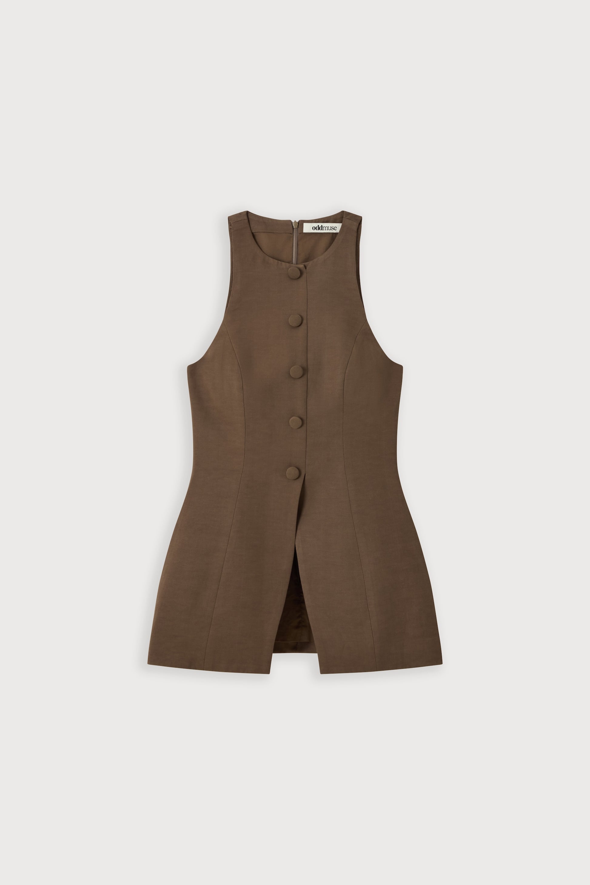 Linen Mix Waistcoat