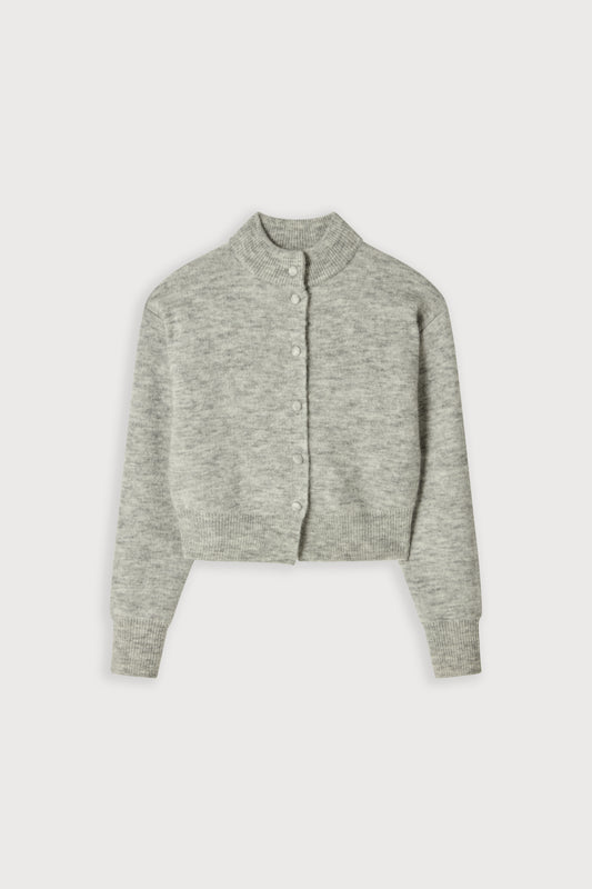 Mohair Button Cardigan