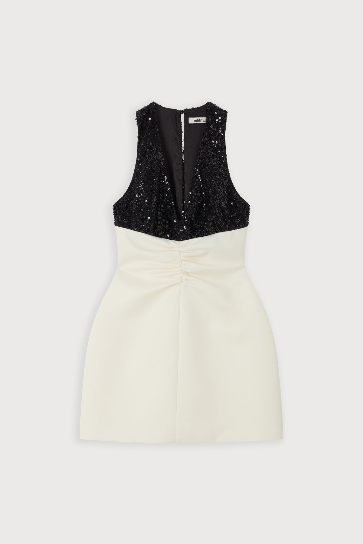Sequin Contrast Mini Dress