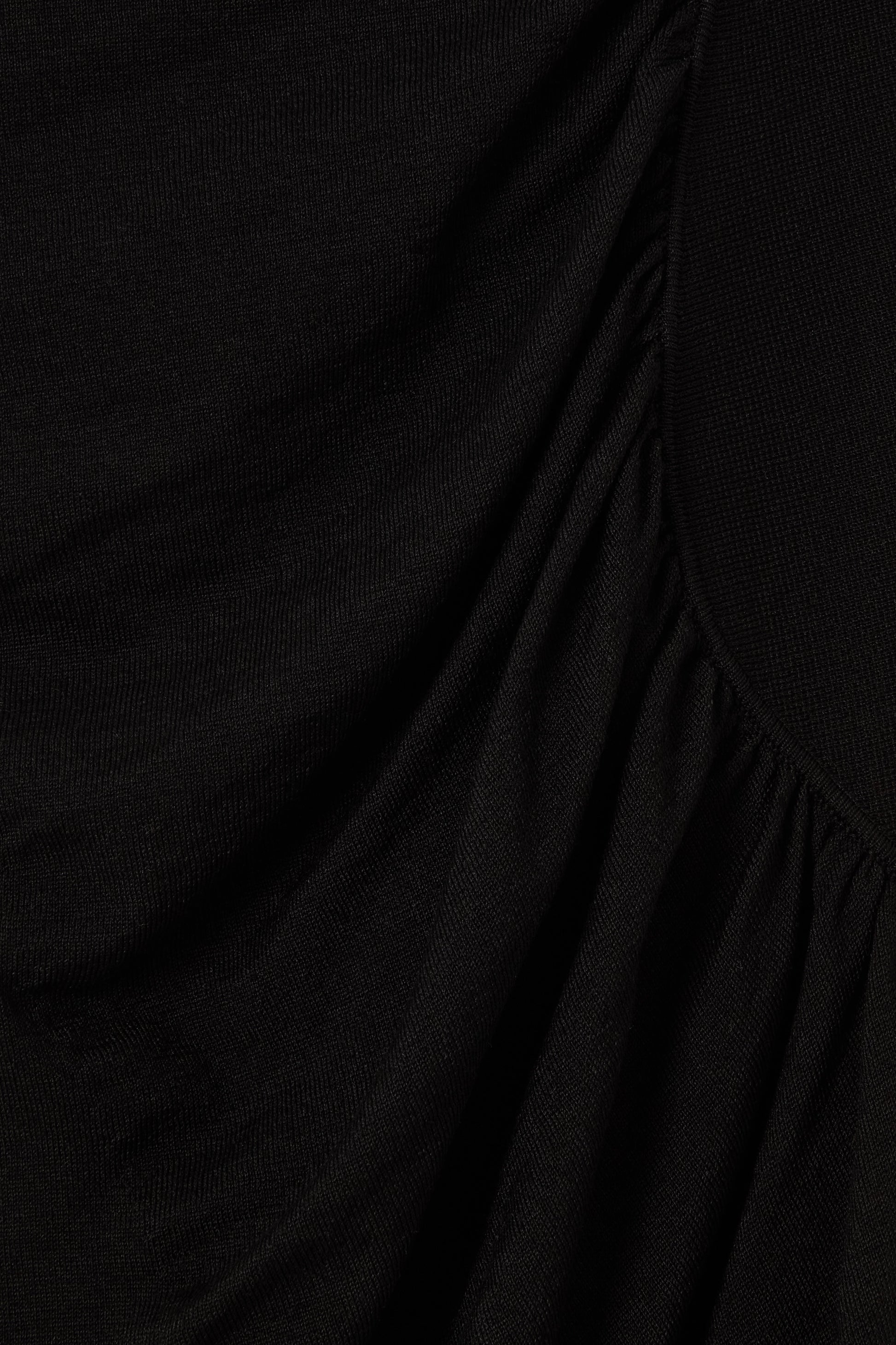 Sheer Gathered Detail Top