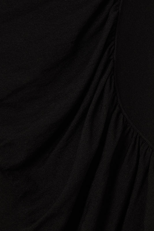 Sheer Gathered Detail Top