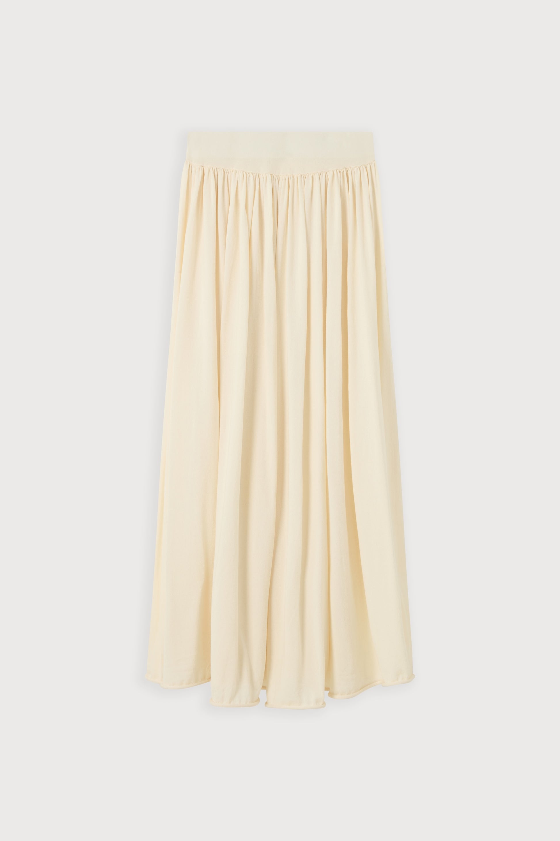 Sheer Knitted Maxi Skirt
